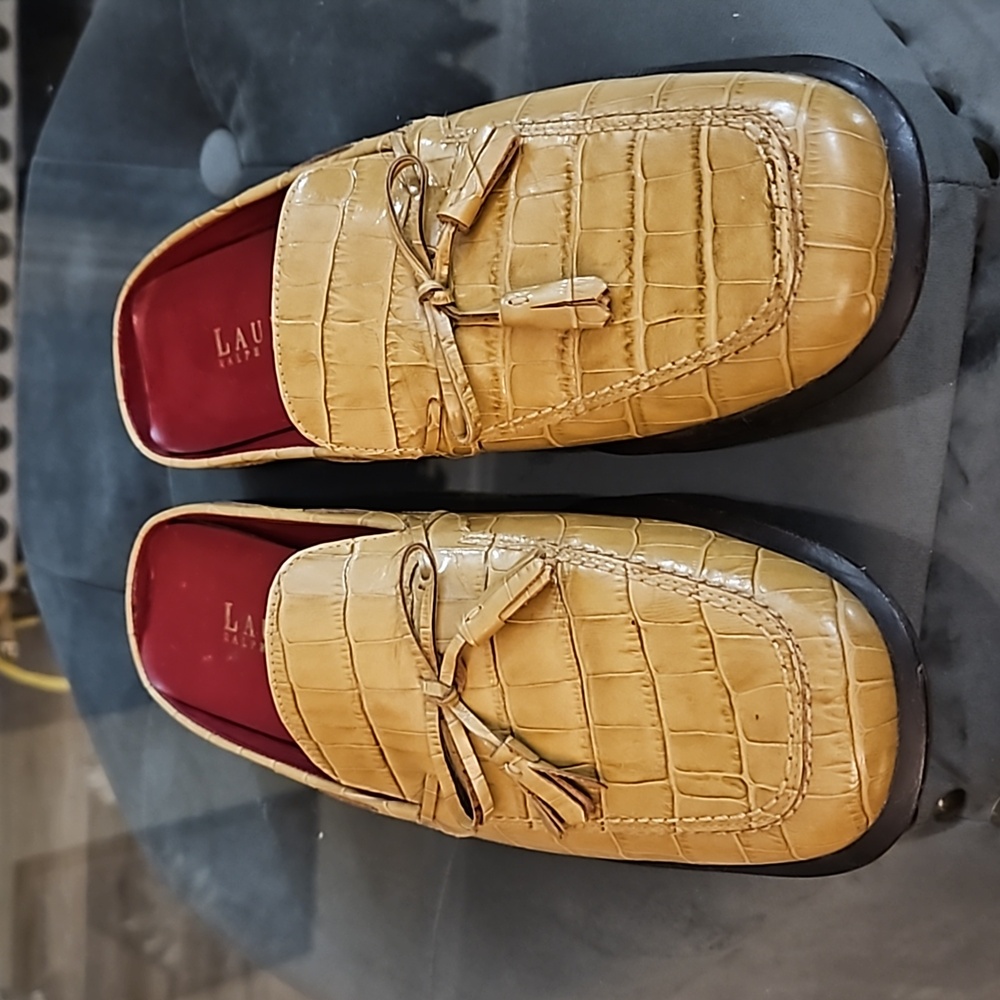 Lauren Ralph Lauren Vintage Leather Mules